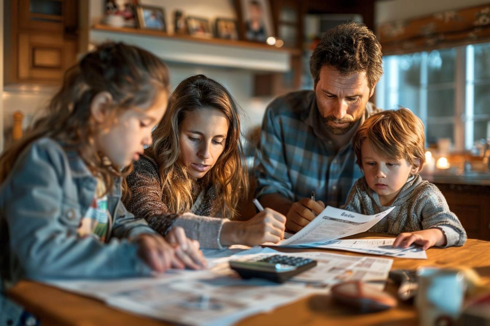 Conseils pratiques pour établir un budget familial avec plusieurs enfants